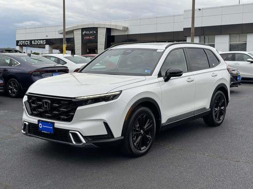 Platinum White Pearl 2026 Honda CR-V Hybrid Sport Touring
