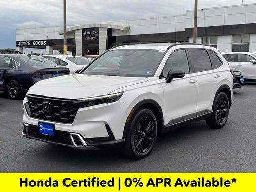 Platinum White Pearl 2026 Honda CR-V Hybrid Sport Touring