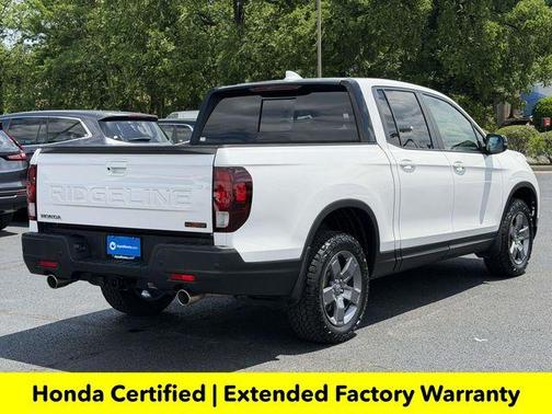 Platinum White Pearl 2025 Honda Ridgeline TrailSport