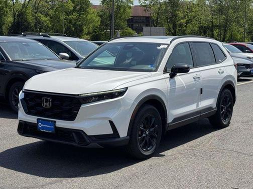 Platinum White Pearl 2026 Honda CR-V Hybrid Sport-L