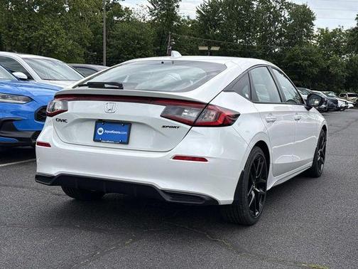 Platinum White Pearl 2026 Honda Civic Sport
