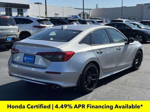 Lunar Silver Metallic 2024 Honda Civic Sport