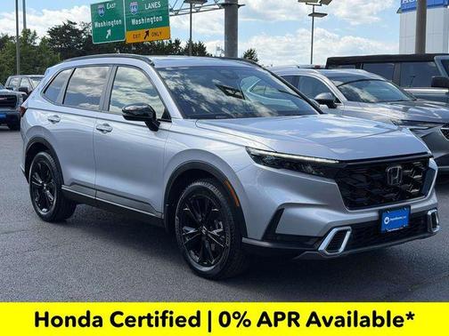 Solar Silver Metallic 2026 Honda CR-V Hybrid Sport Touring