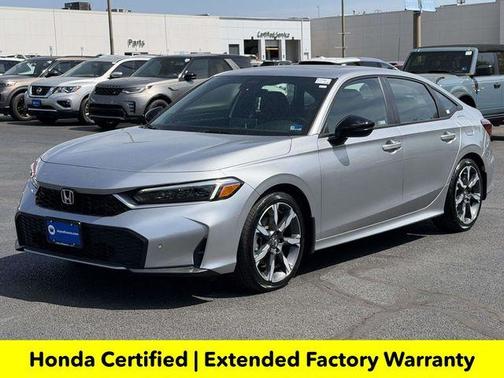 Solar Silver Metallic 2026 Honda Civic Hybrid TOURING
