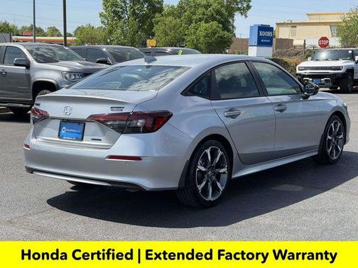 Solar Silver Metallic 2026 Honda Civic Hybrid TOURING