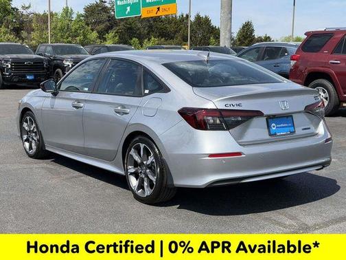 Solar Silver Metallic 2026 Honda Civic Hybrid TOURING