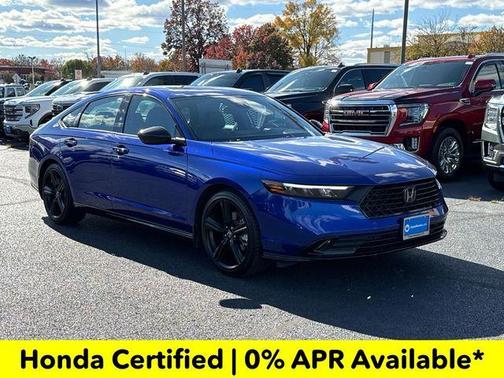 Still Night Pearl 2025 Honda Accord Hybrid Sport-L