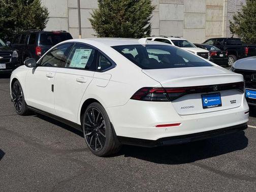 Platinum White Pearl 2026 Honda Accord Hybrid Touring