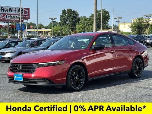 Radiant Red Metallic 2025 Honda Accord SE