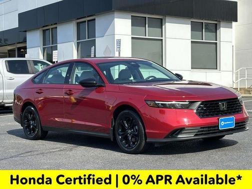 Radiant Red Metallic 2025 Honda Accord SE