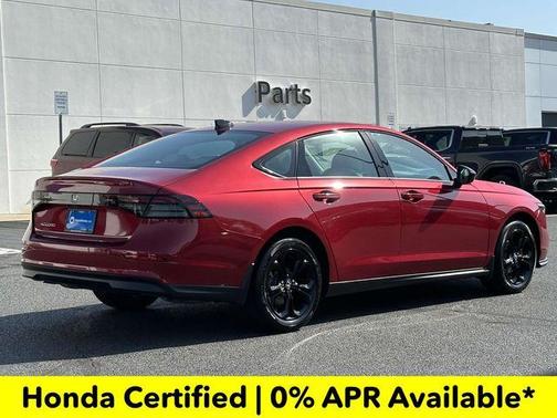 Radiant Red Metallic 2025 Honda Accord SE