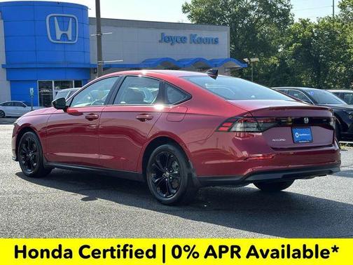 Radiant Red Metallic 2025 Honda Accord SE