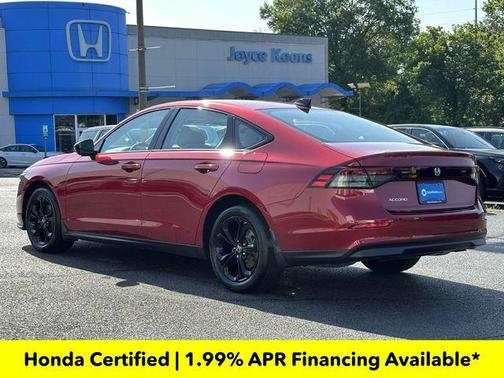 Radiant Red Metallic 2025 Honda Accord SE