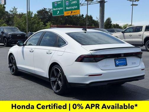 Platinum White Pearl 2024 Honda Accord Hybrid Sport