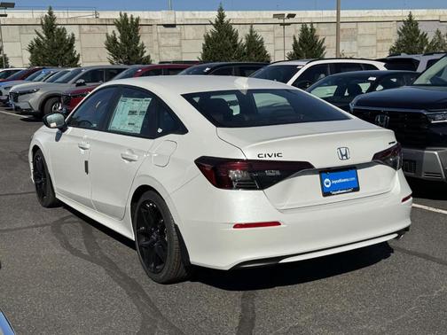 Platinum White Pearl 2026 Honda Civic Sport