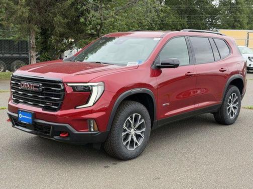 Volcanic Red 2026 GMC Acadia AT4