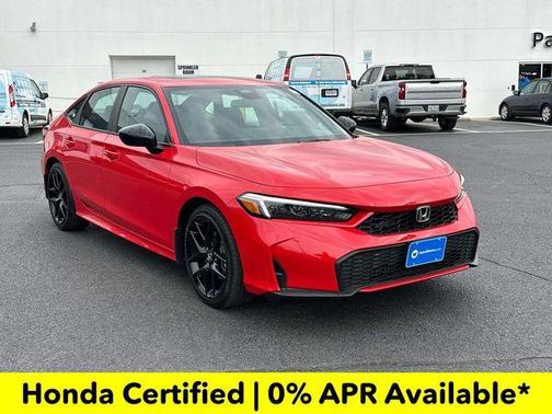 Rallye Red 2025 Honda Civic Hybrid