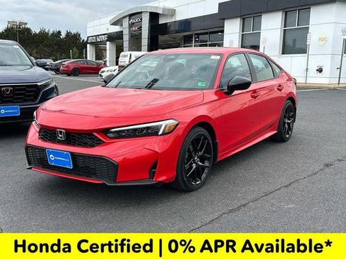 Rallye Red 2025 Honda Civic Hybrid