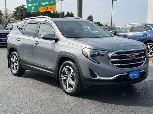 Satin Steel Metallic 2021 GMC Terrain SLT