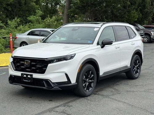 Platinum White Pearl 2026 Honda CR-V Hybrid Sport-L