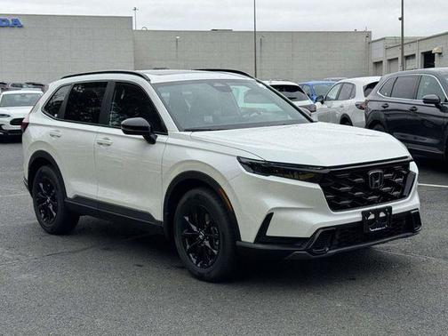 Platinum White Pearl 2026 Honda CR-V Hybrid Sport-L