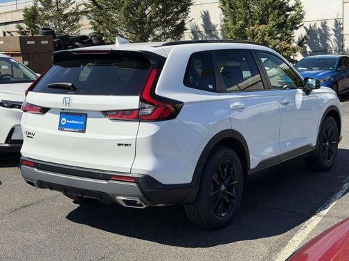 Platinum White Pearl 2026 Honda CR-V Hybrid Sport-L