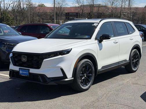 Platinum White Pearl 2026 Honda CR-V Hybrid Sport-L