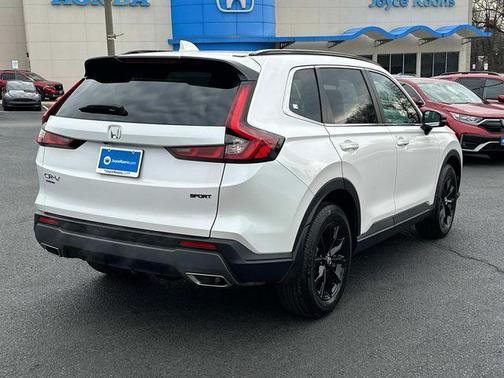 Platinum White Pearl 2025 Honda CR-V Hybrid Sport