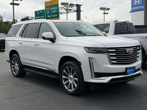 Crystal White Tri-Coat 2022 Cadillac Escalade Premium Luxury Platinum