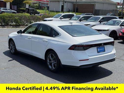 Platinum White Pearl 2024 Honda Accord EX