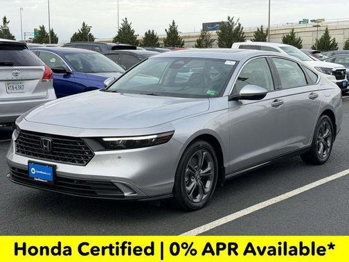 Solar Silver Metallic 2025 Honda Accord Hybrid EX-L