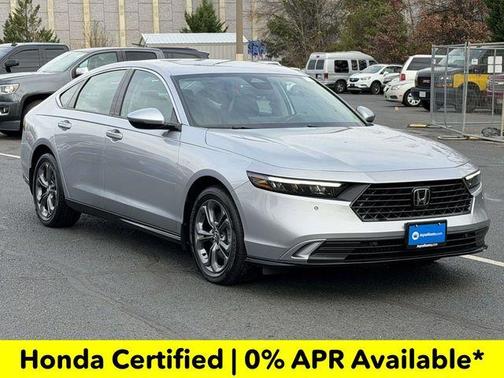 Solar Silver Metallic 2025 Honda Accord Hybrid EX-L