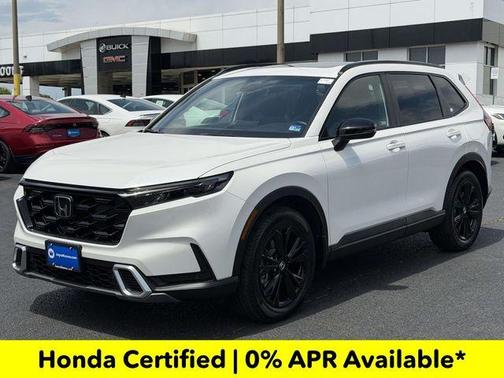 Platinum White Pearl 2026 Honda CR-V Hybrid Sport Touring