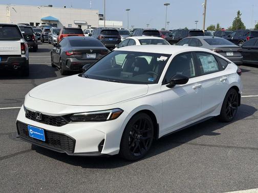 Platinum White Pearl 2026 Honda Civic Sport