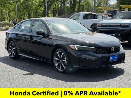 Crystal Black Pearl 2026 Honda Civic Hybrid TOURING