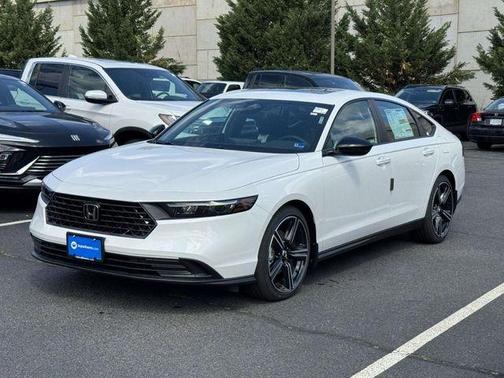 Platinum White Pearl 2026 Honda Accord Hybrid Sport