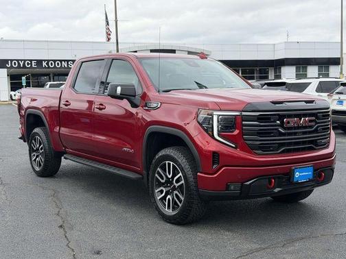 Volcanic Red 2025 GMC Sierra 1500 AT4
