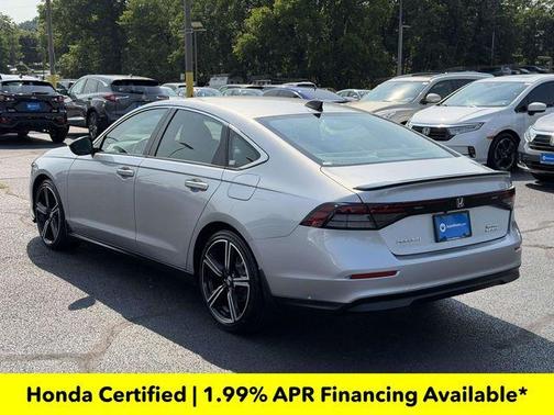 Solar Silver Metallic 2025 Honda Accord Hybrid Sport
