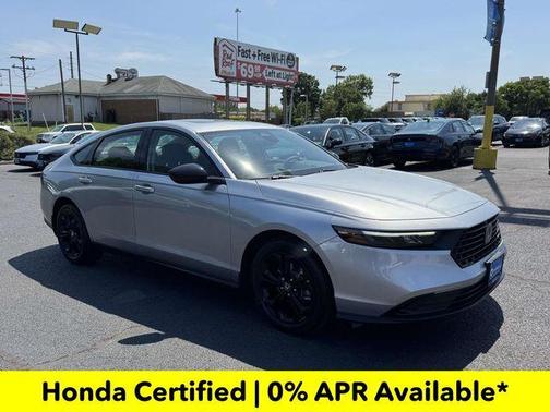Solar Silver Metallic 2025 Honda Accord SE