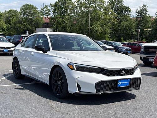 Platinum White Pearl 2026 Honda Civic Sport