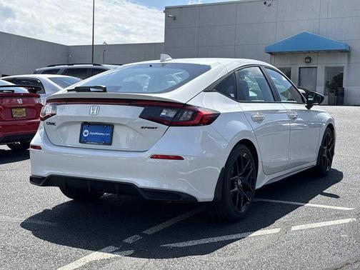 Platinum White Pearl 2026 Honda Civic Sport