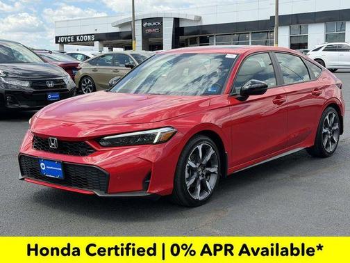 Rallye Red 2026 Honda Civic Hybrid Sport Touring