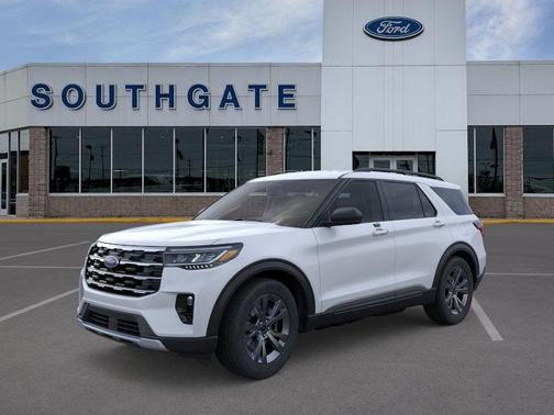 Space White Metallic 2026 Ford Explorer Active