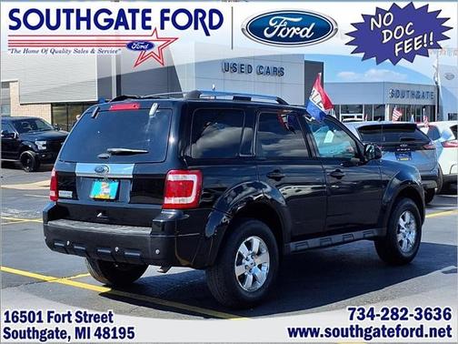 Black 2012 Ford Escape Limited