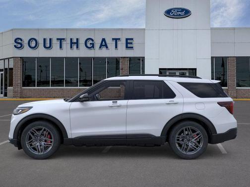 Space White Metallic 2026 Ford Explorer ST