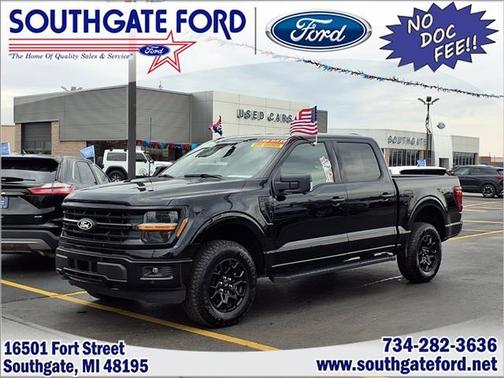 Agate Black 2025 Ford F-150 XLT