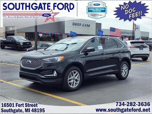 AGATE BLACK METALLIC 2024 Ford Edge SEL