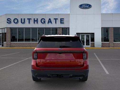 Rapid Red Metallic Tinted Clearcoat 2026 Ford Explorer ST-Line