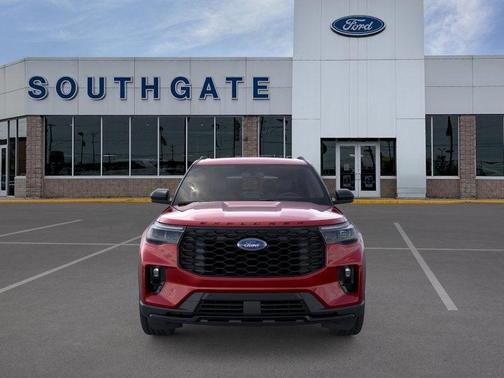 Rapid Red Metallic Tinted Clearcoat 2026 Ford Explorer ST-Line