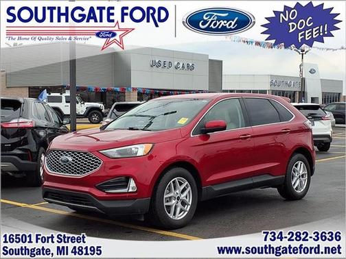 Rapid Red Metallic Tinted Clearcoat 2023 Ford Edge SEL